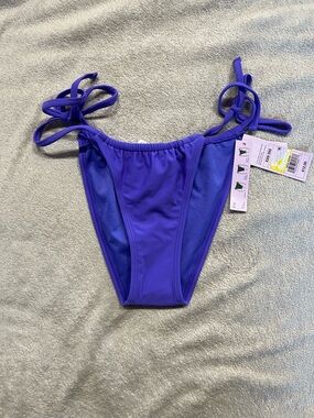 Wild Fable Women’s Purple Low Rise Bikini Bottoms XXS 00 NWT Adjustable Coverage
